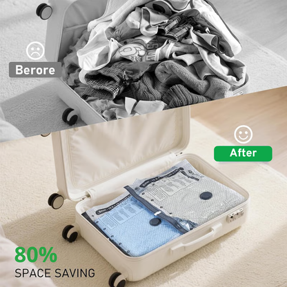 🏆⚡ 50K+ SOLD! Cordless Travel Vacuum Storage Compression Bag